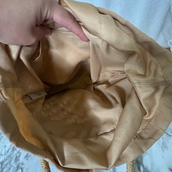 Lulla Collection Raffia Straw Woven Tote‎ Handbag - Picture 9 of 12